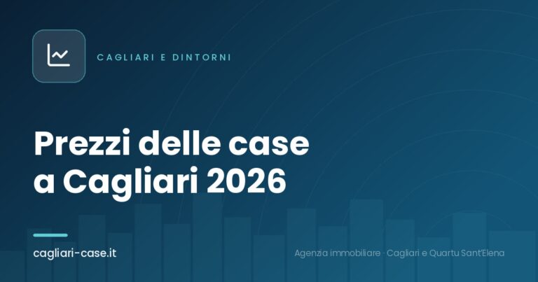 Panorama dei tetti di Cagliari verso il porto, prezzi case a Cagliari per quartiere